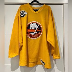 NHL Bright Yellow CCM Hockey Jersey